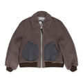 Brown Boa Reversible Jacket