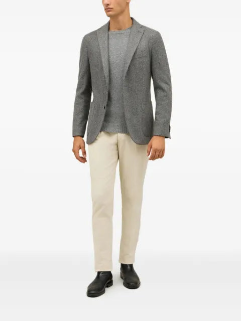 Boglioli herringbone two-button jacket