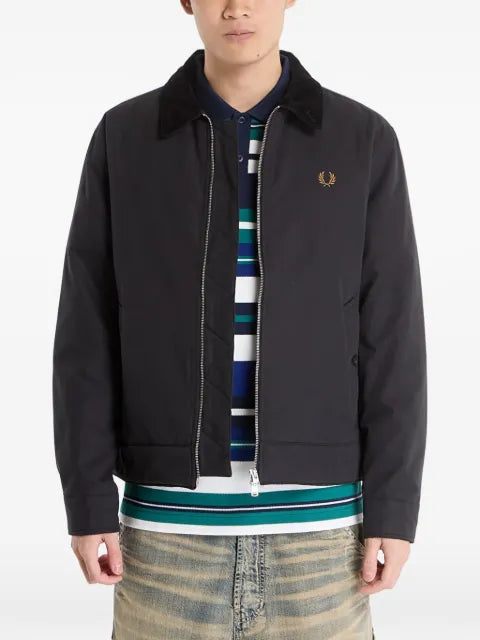 Fred Perry Caban corduroy-collar bomber jacket