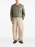 Givenchy couture seam bomber in nylon with Paris patch