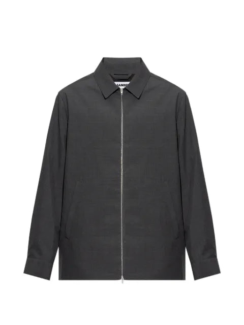 Jil Sander wool zip-up jacket