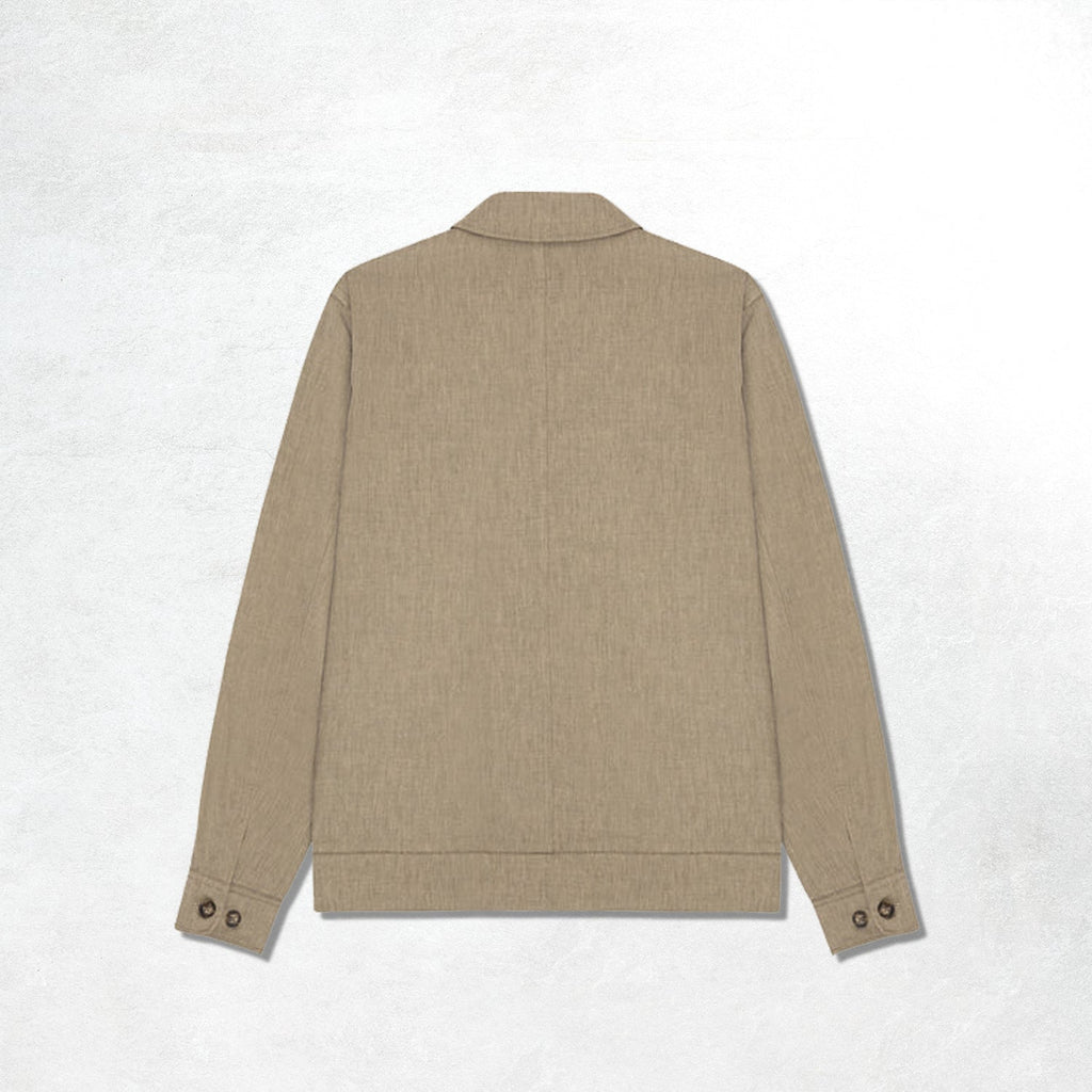 Les Deux Como Coach Slub Jacket: Lichen Green