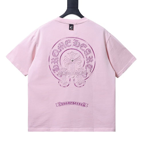 Chrome Hearts Pink T-shirt